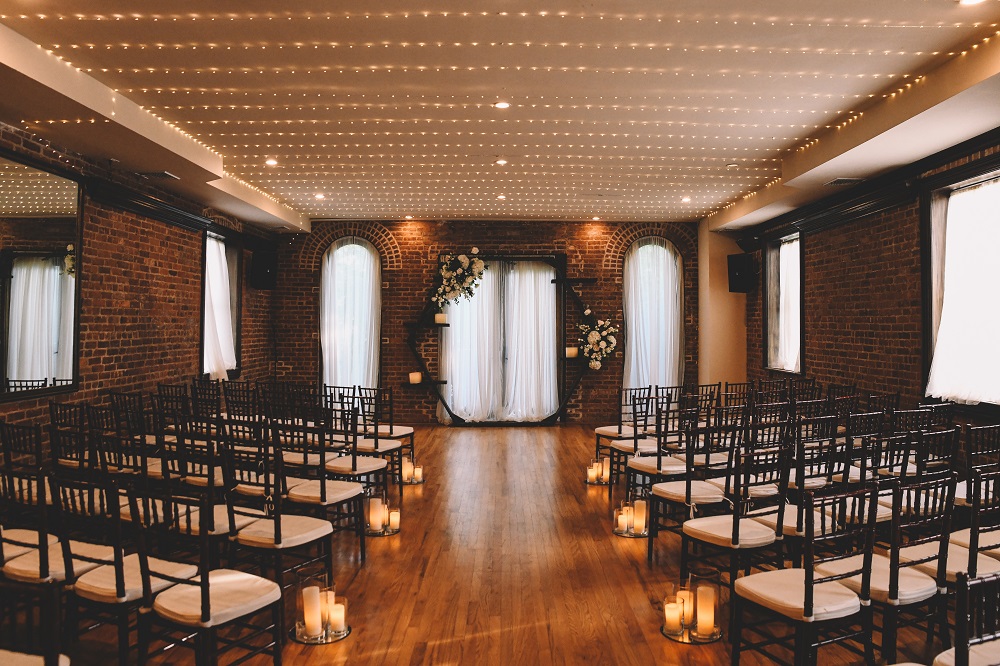 Deity Wedding Venue, Loft style wedding reception in Brooklyn, NY