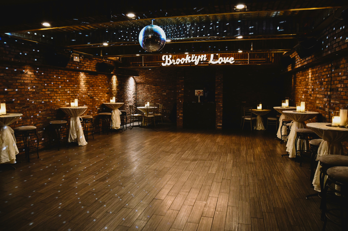 Deity Brooklyn, NYC Wedding Venue. All-inclusive Weddings. Ceremony, Reception, Catering, Dance Floor, DJ